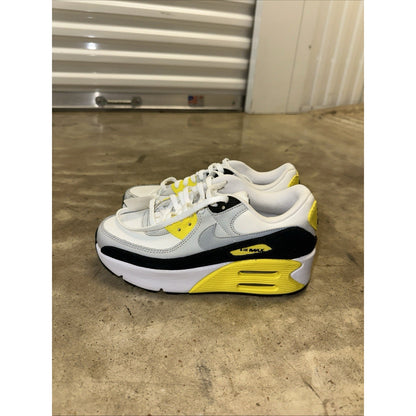 Nike Air Max 90 LV9 Womens Size 6 White Yellow Sneakers FD4328-105