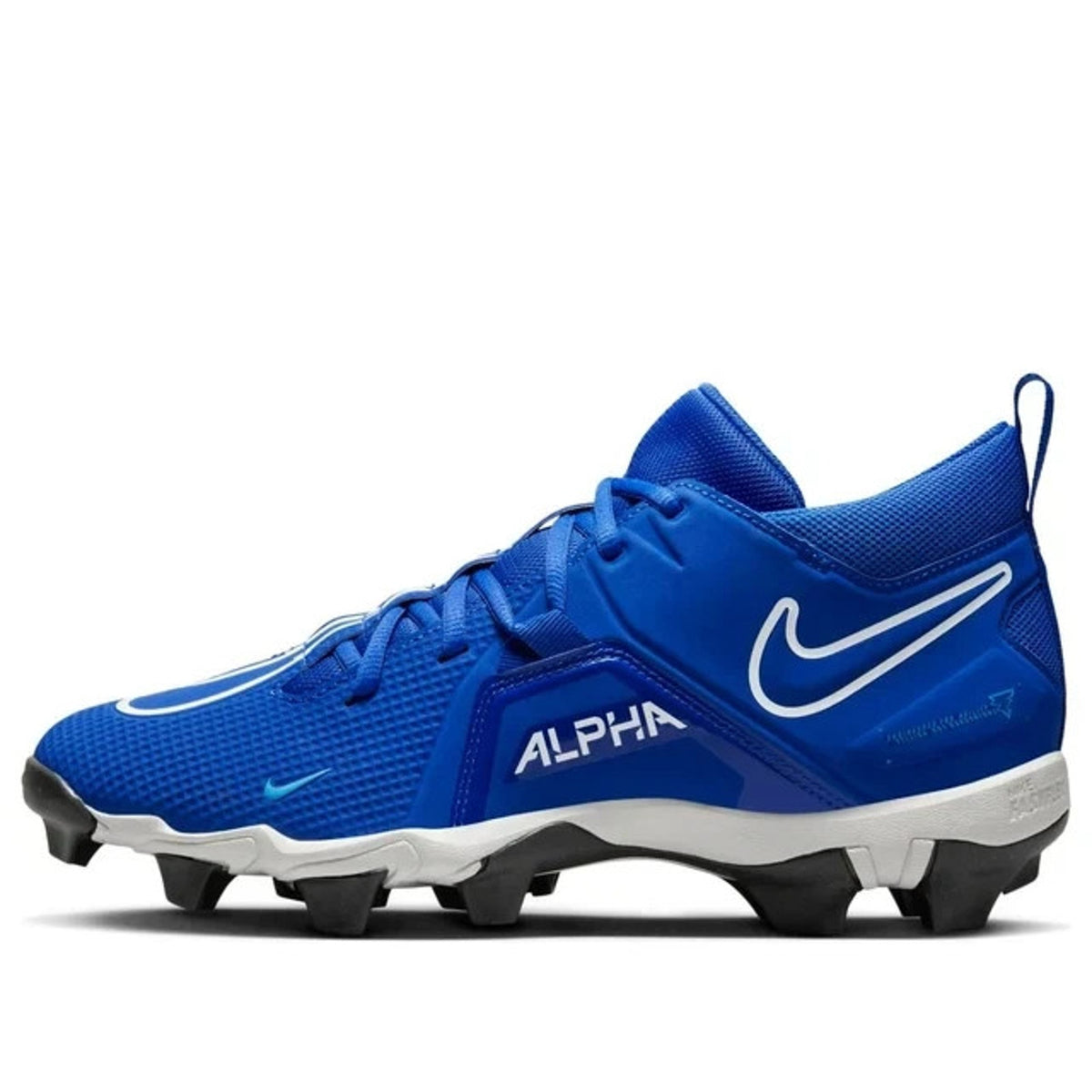 Nike Alpha Menace 3 Shark Football Cleats Royal Blue Men's Size 11.5 CV0582-414