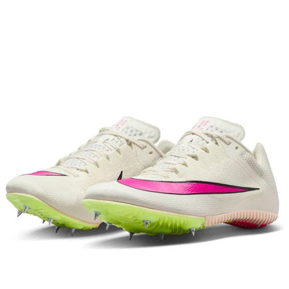 Nike Rival Sprint Track Spikes DC8753-101 White Pink Size 12.5 Mens Running