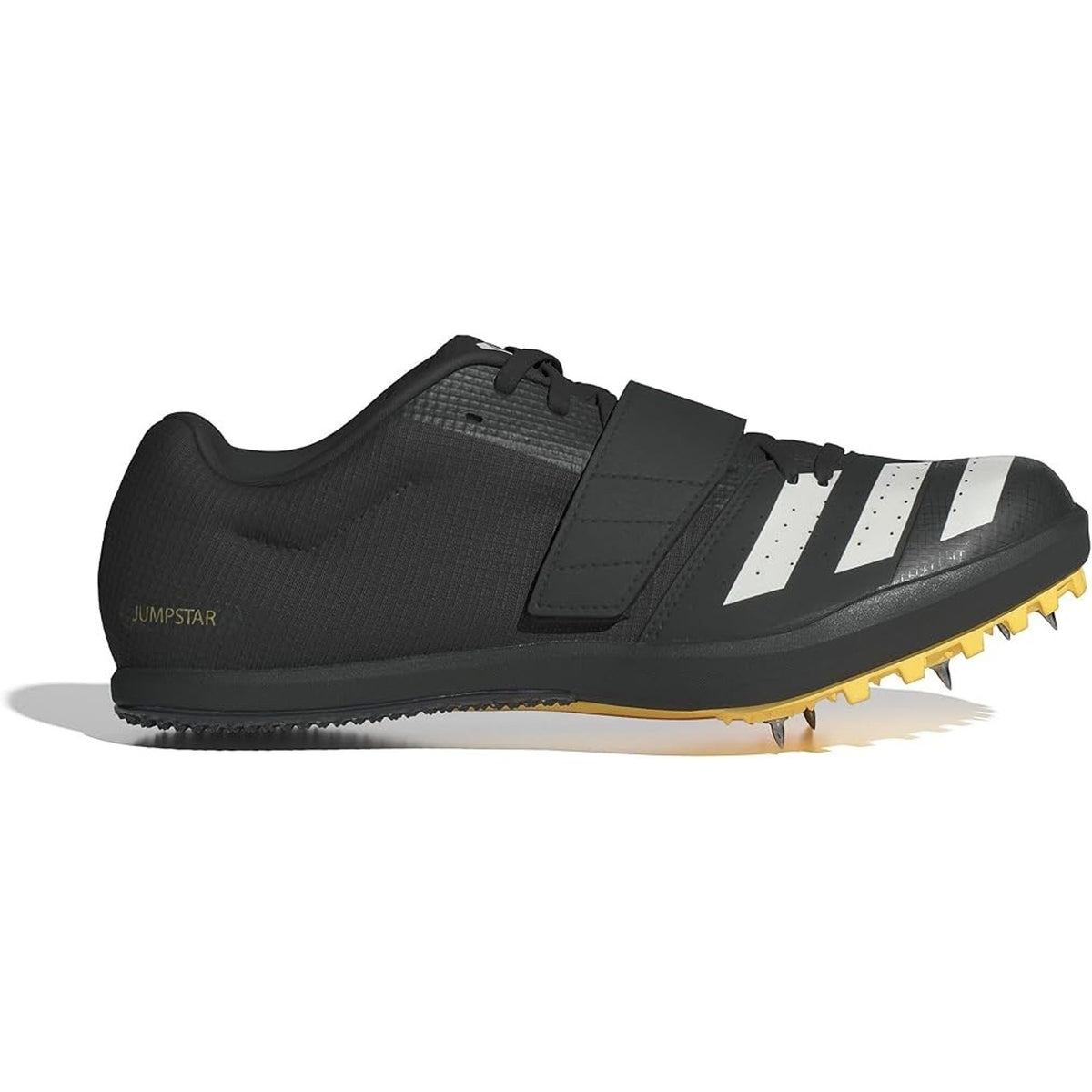 Adidas Jumpstar Men's Track & Field Spikes Black/White/Yellow IF1239 Size 10.5