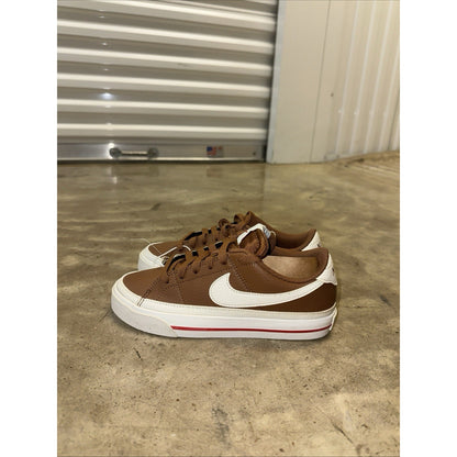 Nike Wmns Court Legacy Next Nature 'Light British Tan/Fire Red/Sail' Size 5