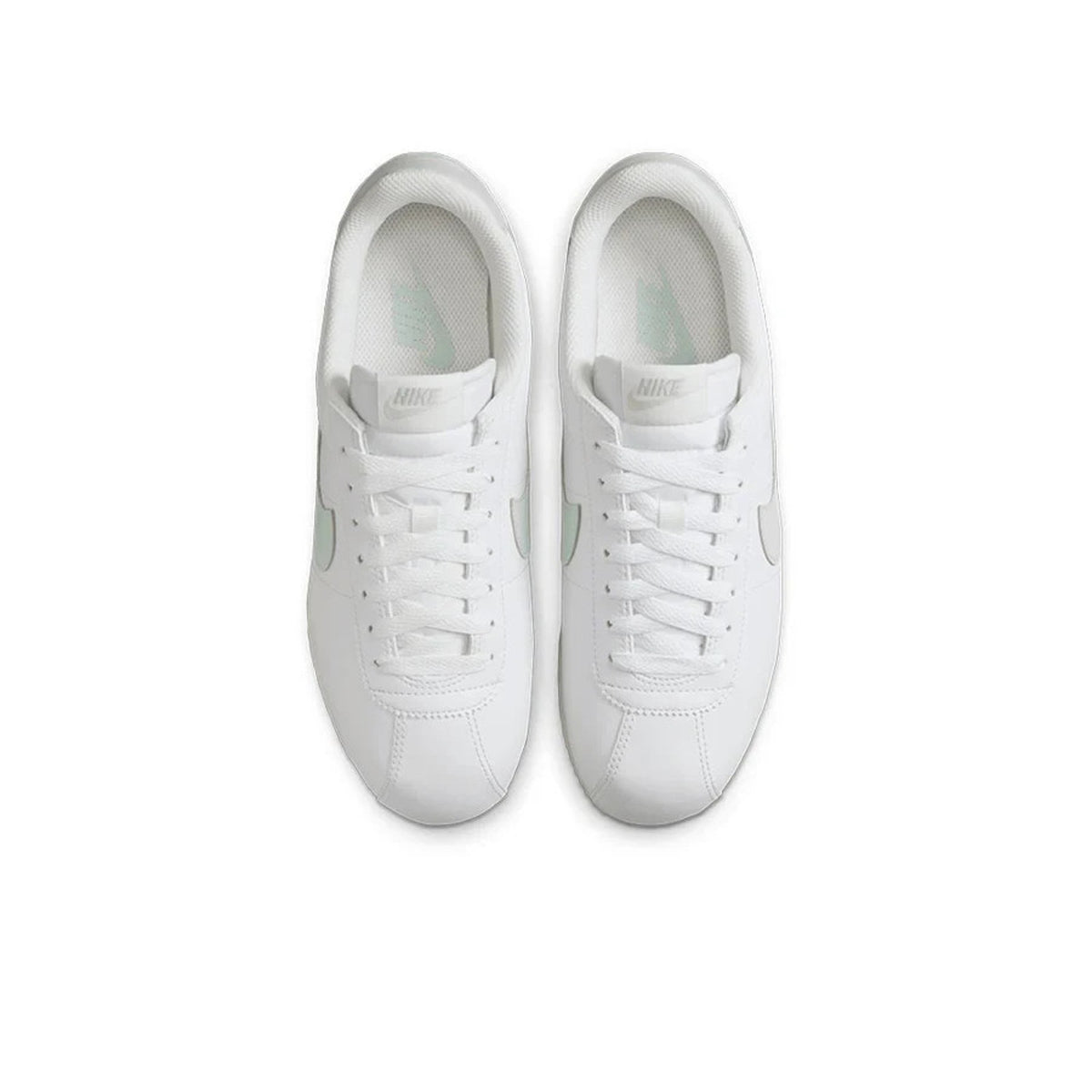 Womens Classic Cortez Flyleather 'White Light Silver' Size 9.5