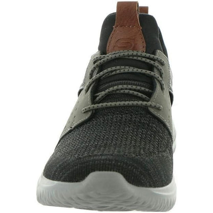 Skechers Delson 3.0 Sneakers Gray and Black Men's US Size 7.5 Wide