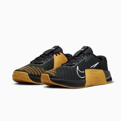 Nike Metcon 9 Black Yellow Gym Training Athletic Men's Shoes Size 6.5 FD5431-004