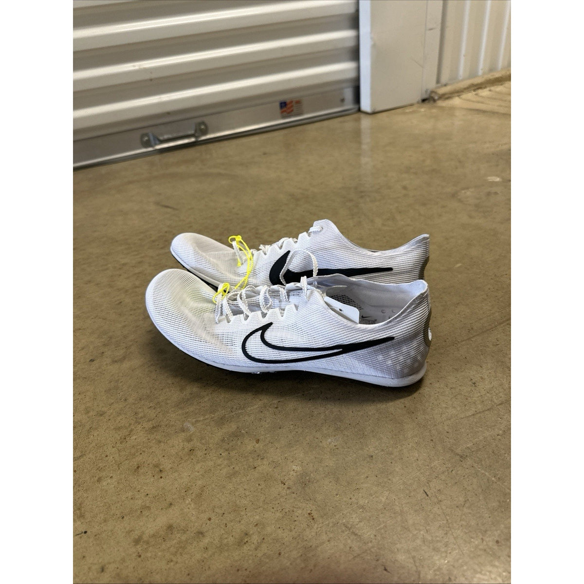 NEW Men's 13 Nike Zoom Mamba 6 Track Spikes Shoes White/Black/Silver DR2733-100
