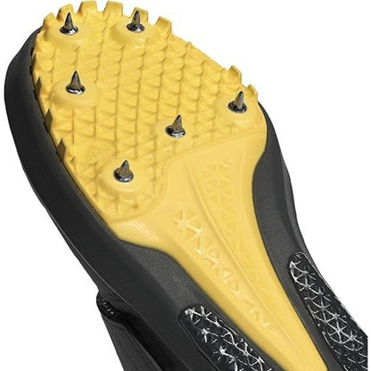 Adidas Jumpstar Men's Track & Field Spikes Black/White/Yellow IF1239 Size 10.5