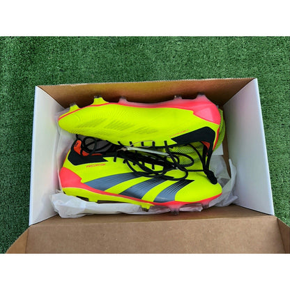 adidas Predator Elite LL FG Soccer Cleats Solar Yellow/Black Size 9.5 Mens