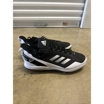 Adidas Icon 7 Boost 'Black White' Baseball Cleats Men's Size 17