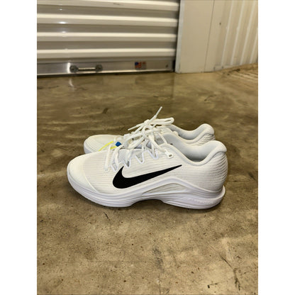 Nike Vapor 12 Size 7 "White/Black" Men's Hard Court Tennis Shoes
