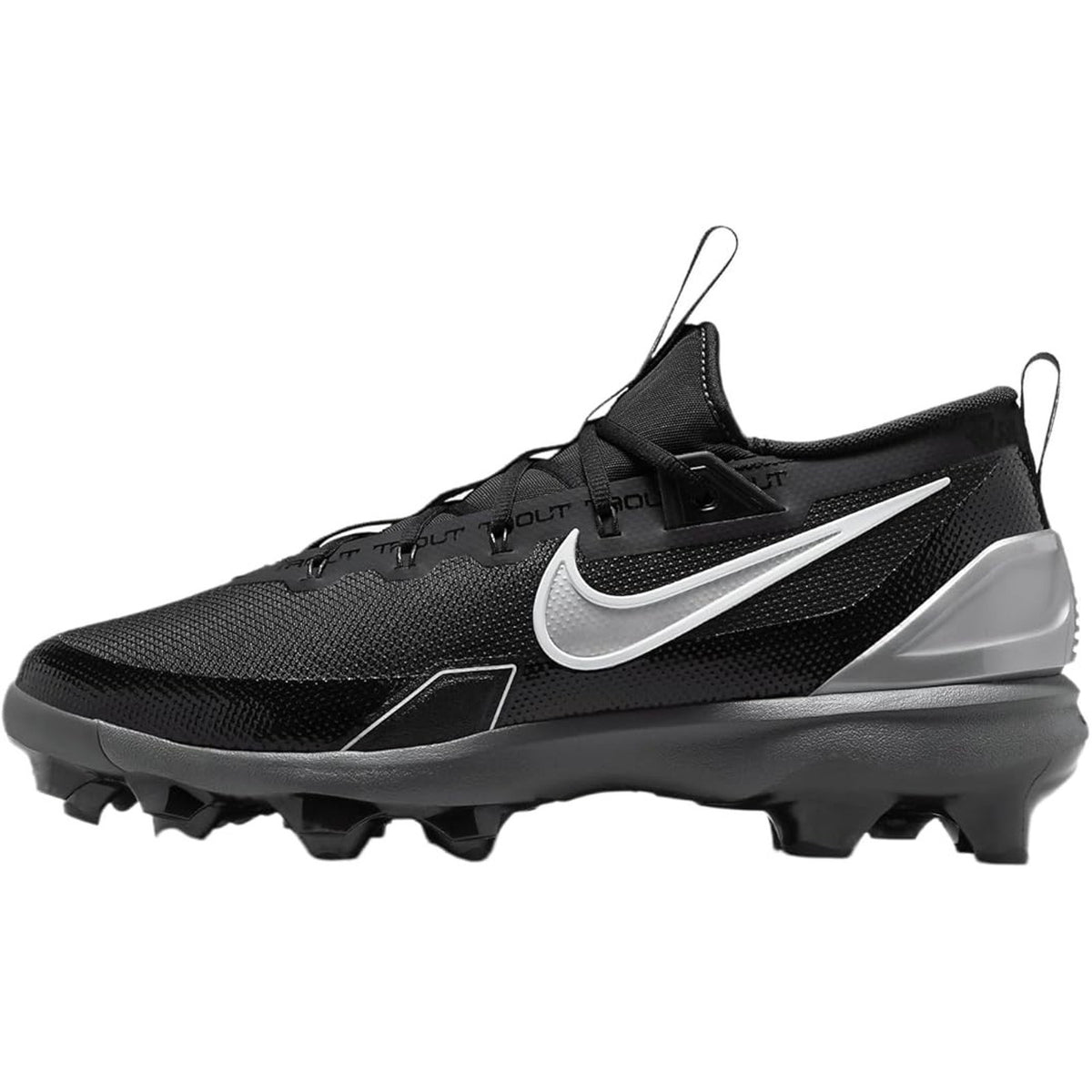 Nike Force Trout 9 Elite MCS Baseball Cleats Black/Silver Men's Size 13 New
