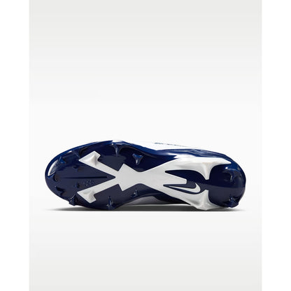 Nike Alpha Menace 4 Pro White Navy Blue Football Cleats - Men's Sz 11.5