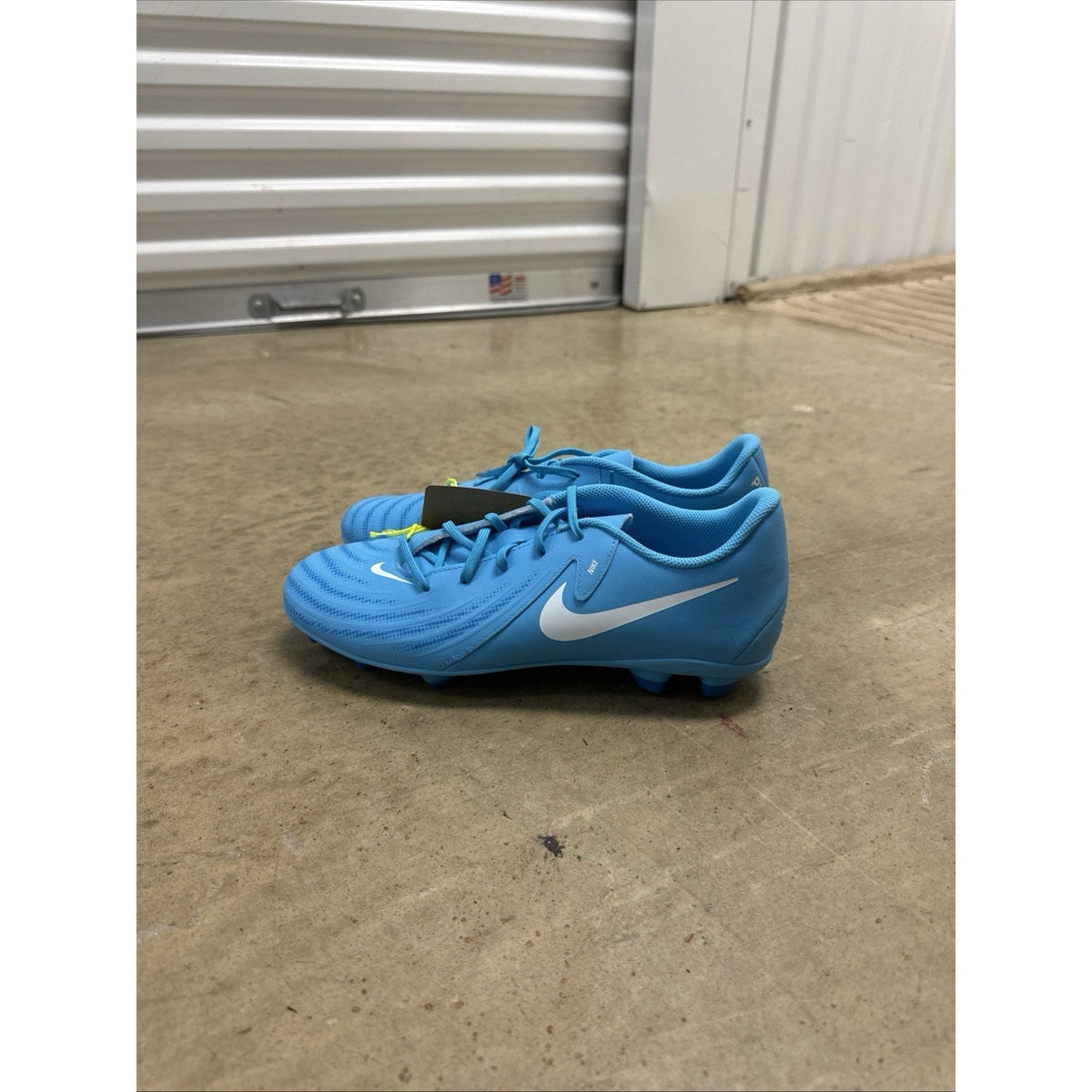 New Men’s Nike Phantom GX II Club FG/MG Blue Fury White Size 10