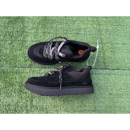 UGG Lo Lowmel Black Lace Up Low Top Sneaker Men's Casual Shoes Size 11/Wmns 12
