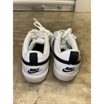 New Nike Court Borough Low 2 GS White Black Sneakers Shoes Size 7Y BQ5448-104