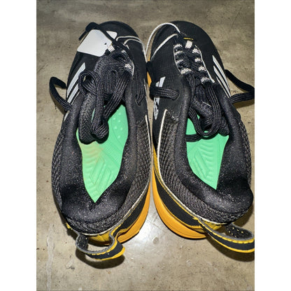 Adidas Icon 6 Bounce Mens Metal Baseball Cleats FV9346 Yellow Black Size 7