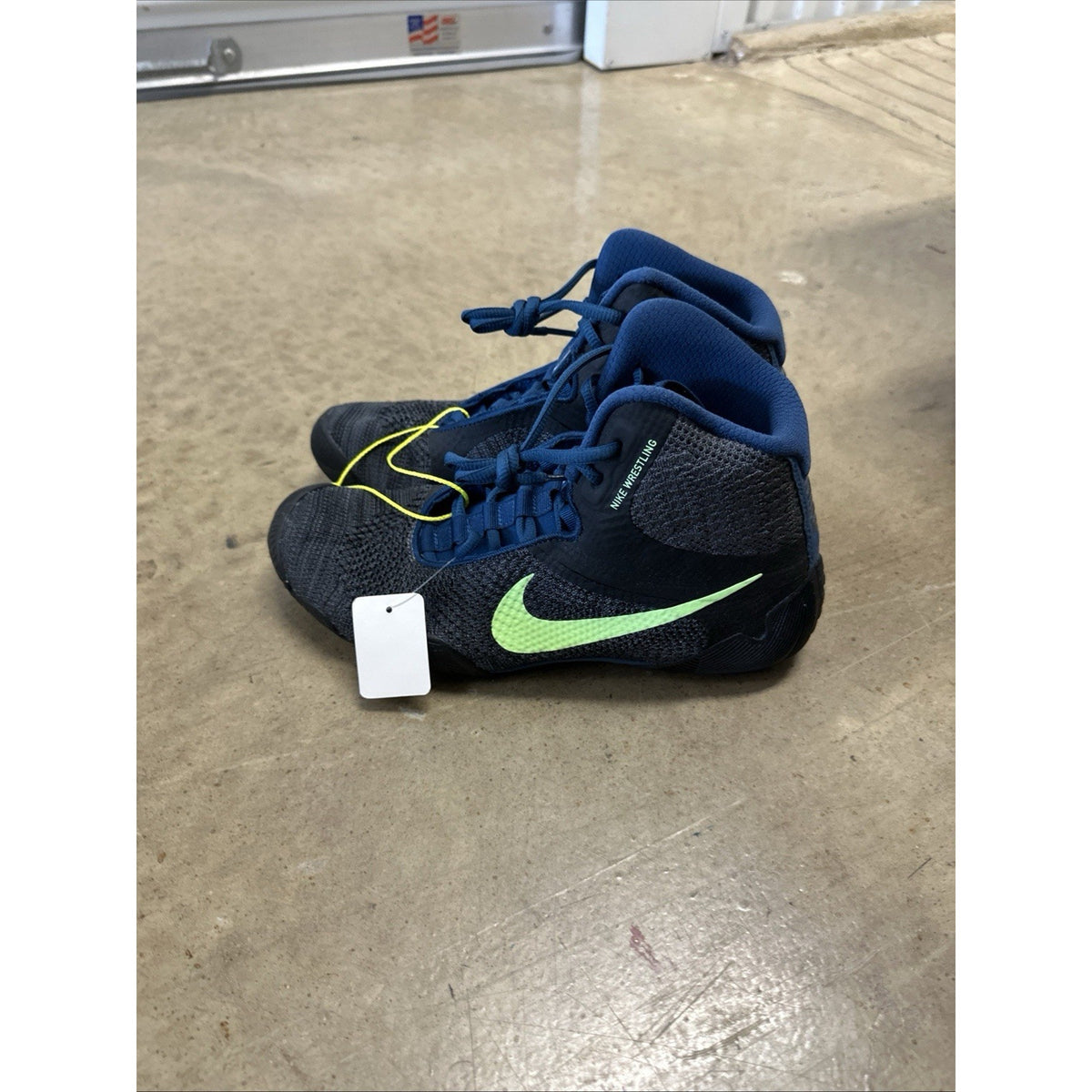 Nike Tawa Men's Size 11 Blue Black Anthracite Grey Wrestling Shoes CI2952-004