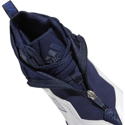 Adidas Nasty 2.0 GV8304 Football Cleats Men's Navy Blue White Zip Up Size 13.5