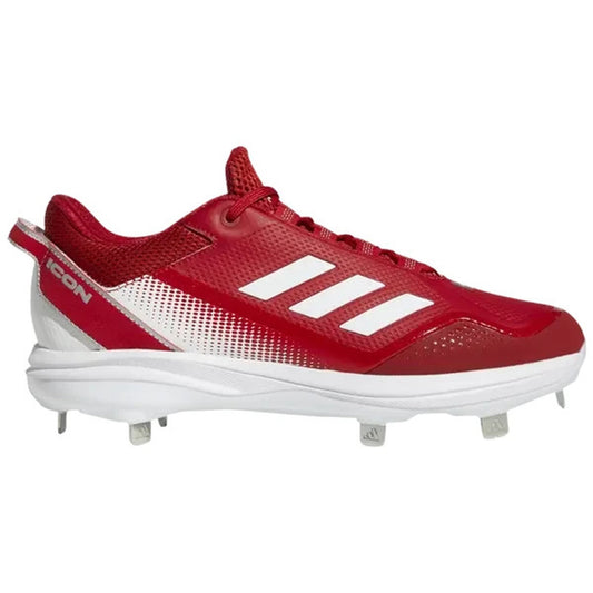 Adidas Icon 7 Team Power Red Metal Baseball Cleats Men's Low Top Size 13 S23861