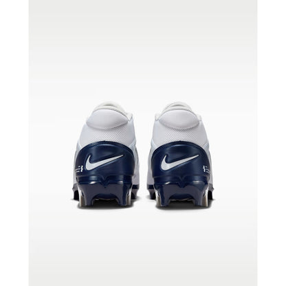 Nike Alpha Menace 4 Pro White Navy Blue Football Cleats - Men's Sz 11.5