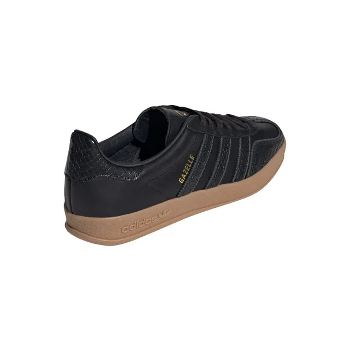[IF1978] Men's Adidas GAZELLE INDOOR Core Black Gum Snakeskin Size 9