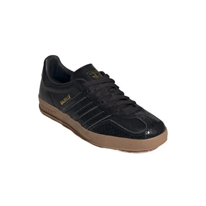 [IF1978] Men's Adidas GAZELLE INDOOR Core Black Gum Snakeskin Size 9