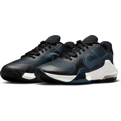 Nike Air Max Impact 4 Men's Sz 7.5 Black Armory Navy Basketball Shoes DM1124-009