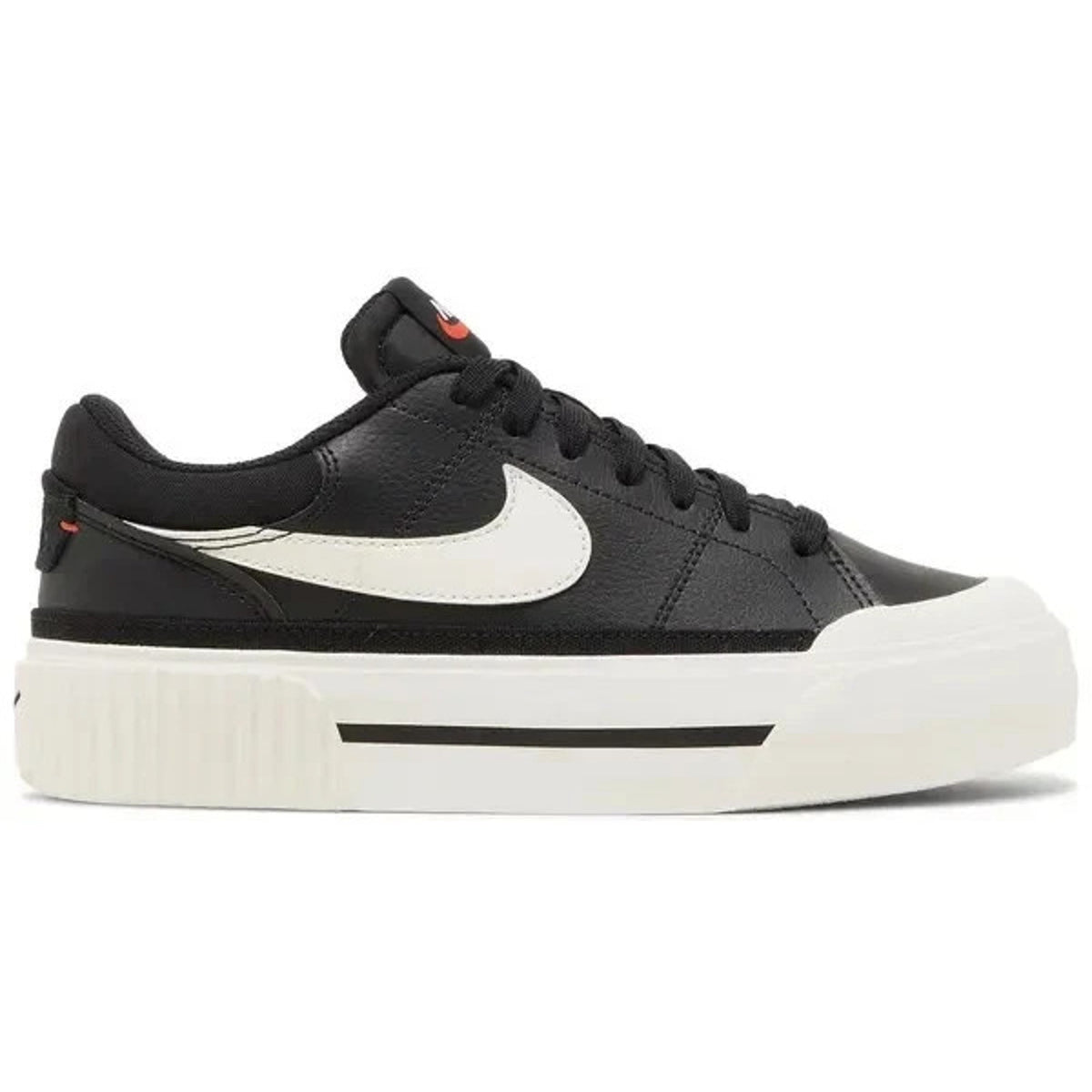 Size 6.5 - Nike Court Legacy Lift Black Sail Womens