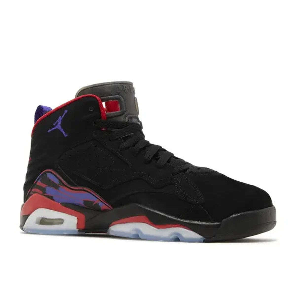 Jordan Air Jordan 6 Retro Unisex Kids High Top Sneakers Black/Red/Purple US 6Y
