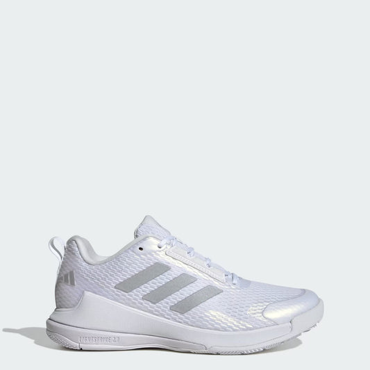 Adidas Crazyflight Indoor Volleyball Shoe White Silver Grey IG3970 Women Sz 8.5