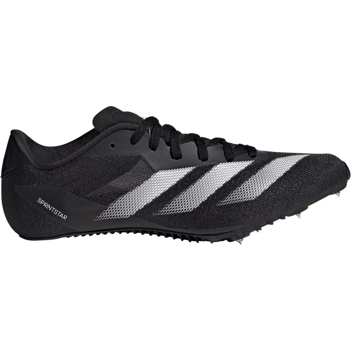 Size 7.5 - adidas Adizero Sprintstar Black Zero Metallic Spikes