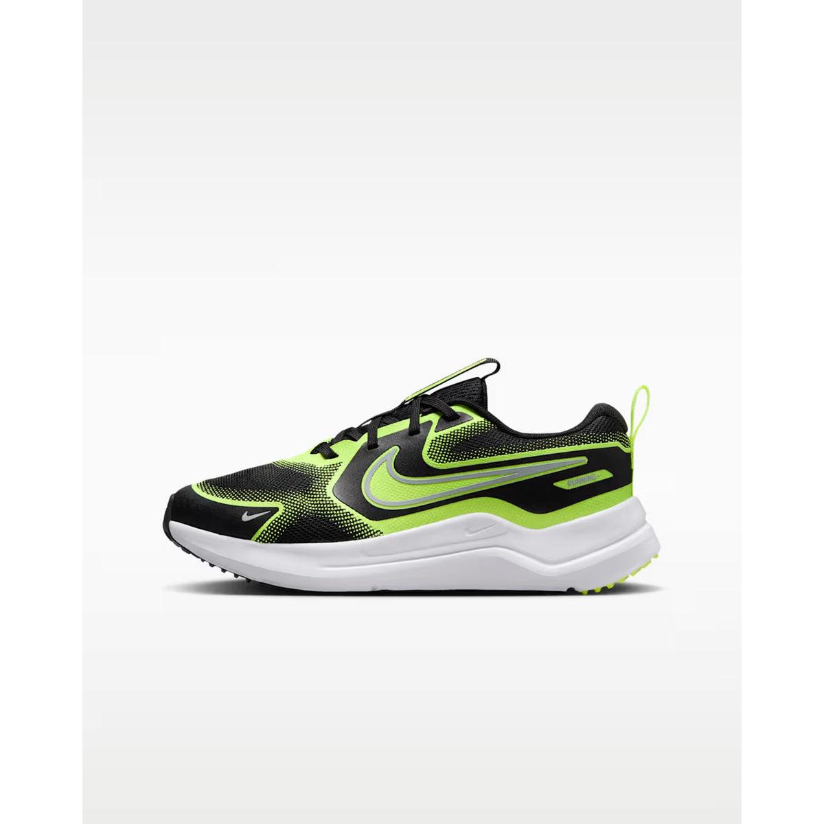 Nike Cosmic Runner (GS) Boys Black/Wolf Grey/Volt Sneaker Size 7Y HM4402 005