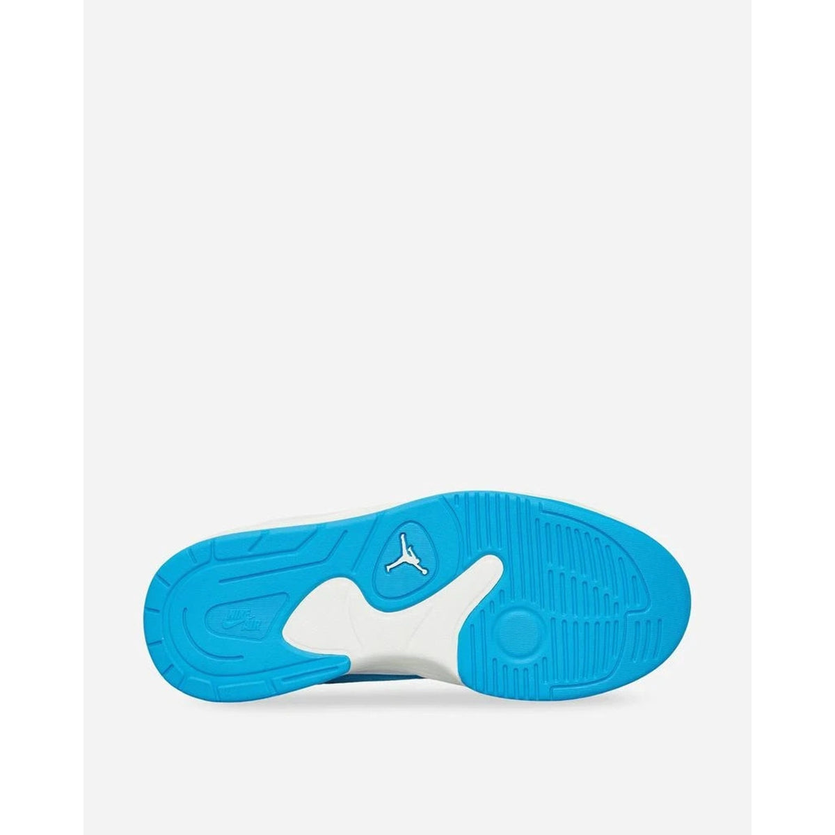 New Nike Women's Jordan Stadium 90 Shoes - White/ Dark Powder Blue Size 10.5