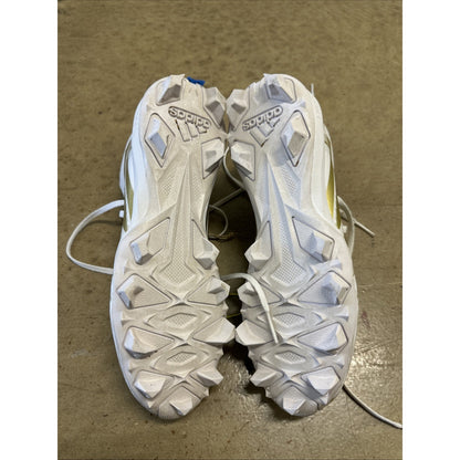 Adidas Freak Football Cleats Mens Size 9.5 White Gold Bounce Mid Athletic