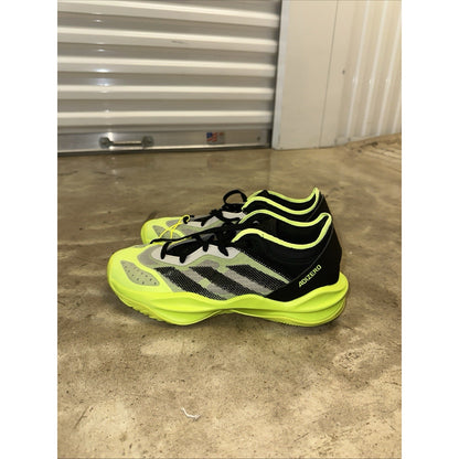 Size 7.5 adidas Men's Black/Green Basketball Shoes-Adizero Select 2.0 IE7866 New