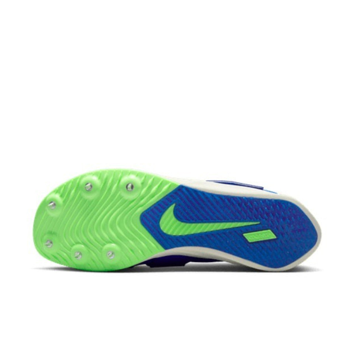 Nike Rival Jump Spikes Mens Size 10 Racer Blue Orange DR2756-400 Track Field
