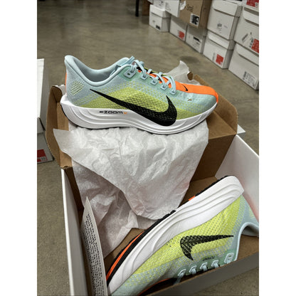 Nike ZoomX Pegasus Plus Glacier Blue Life Lime Running Shoes Size 6.5 FQ7261-400