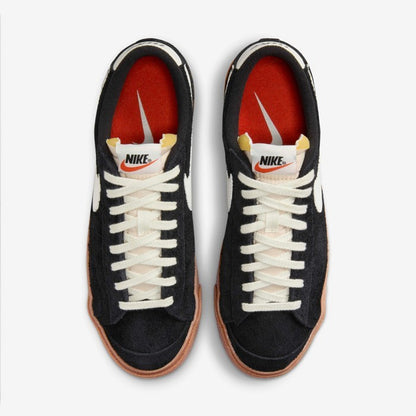 Nike Womens Blazer Low '77 Vintage 'Black Fabric Sneakers Size 7/7.5