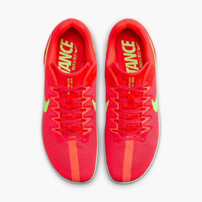 Mens 10.5 Nike Zoom Rival Distance Spikes Bright Crimson/Washed Coral FZ9653 600