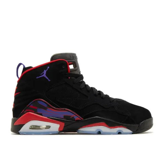 Jordan Air Jordan 6 Retro Unisex Kids High Top Sneakers Black/Red/Purple US 6Y