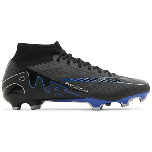 Nike Zoom Superfly 9 Academy FG/MG Black Blue [DJ5625 040] Men's Size 8.5