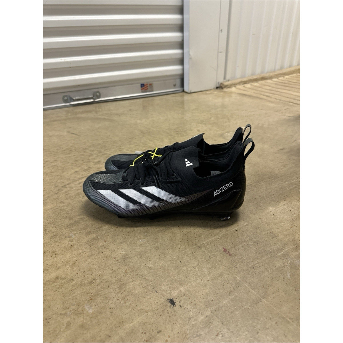 ADIDAS ADIZERO ELECTRIC+ FOOTBALL CLEATS BLACK IE3285 Men’s Size 14