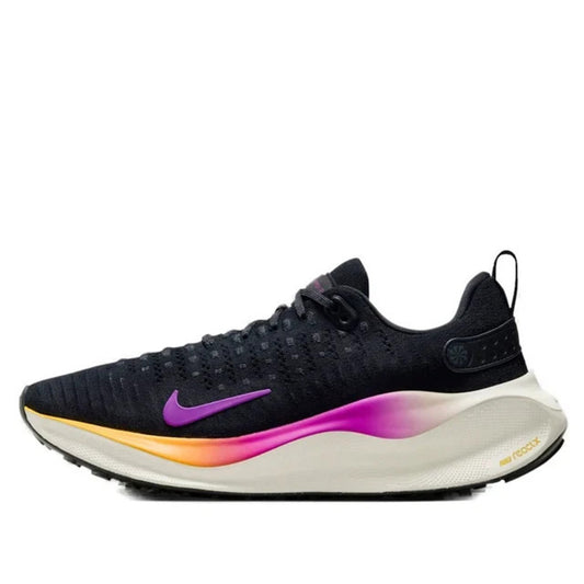 Nike Women's ReactX Infinity Run 4 Running Shoes Black Violet Size 8