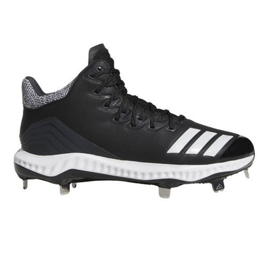 Adidas Icon Bounce Baseball Cleats Black White Mens Size 12 CG5241
