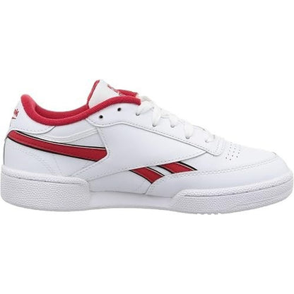 Reebok Classic Club C Revenge Men's Shoes White with Red Trim Size 5 Leather
