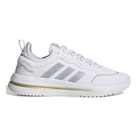 adidas Women's Fukasa Run White/White/Matte Gold Size 8.5