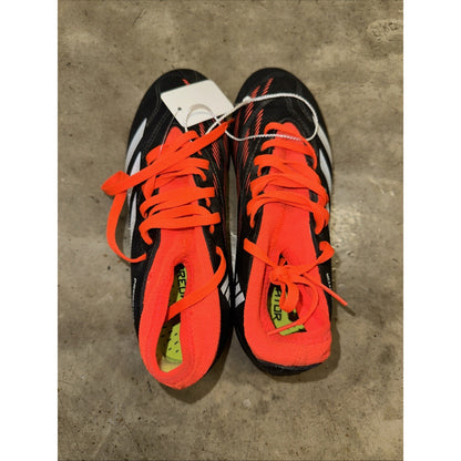 Adidas Predator League FG Soccer Cleats – Black/White w/ Orange Men’s Size 5