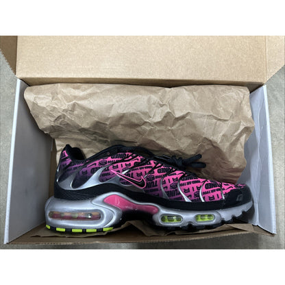 Air Max Plus Mercurial XXV Black/Volt-Hyper Pink FJ4883-001 Men's Size 10.5