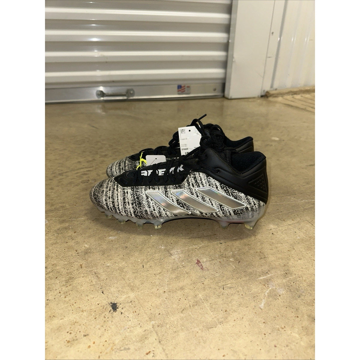 Adidas Freak 20 Bounce Football Cleats Mens EF8699 Silver Black Size 11