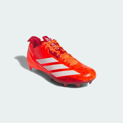 Size 13 Adidas Adizero Electric Solar Red All American Football Cleats IE1442