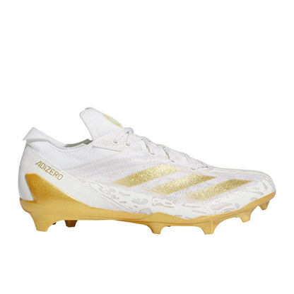 Adidas adizero Electric+ 'White Gold' IE3287 Football Cleats Size 14